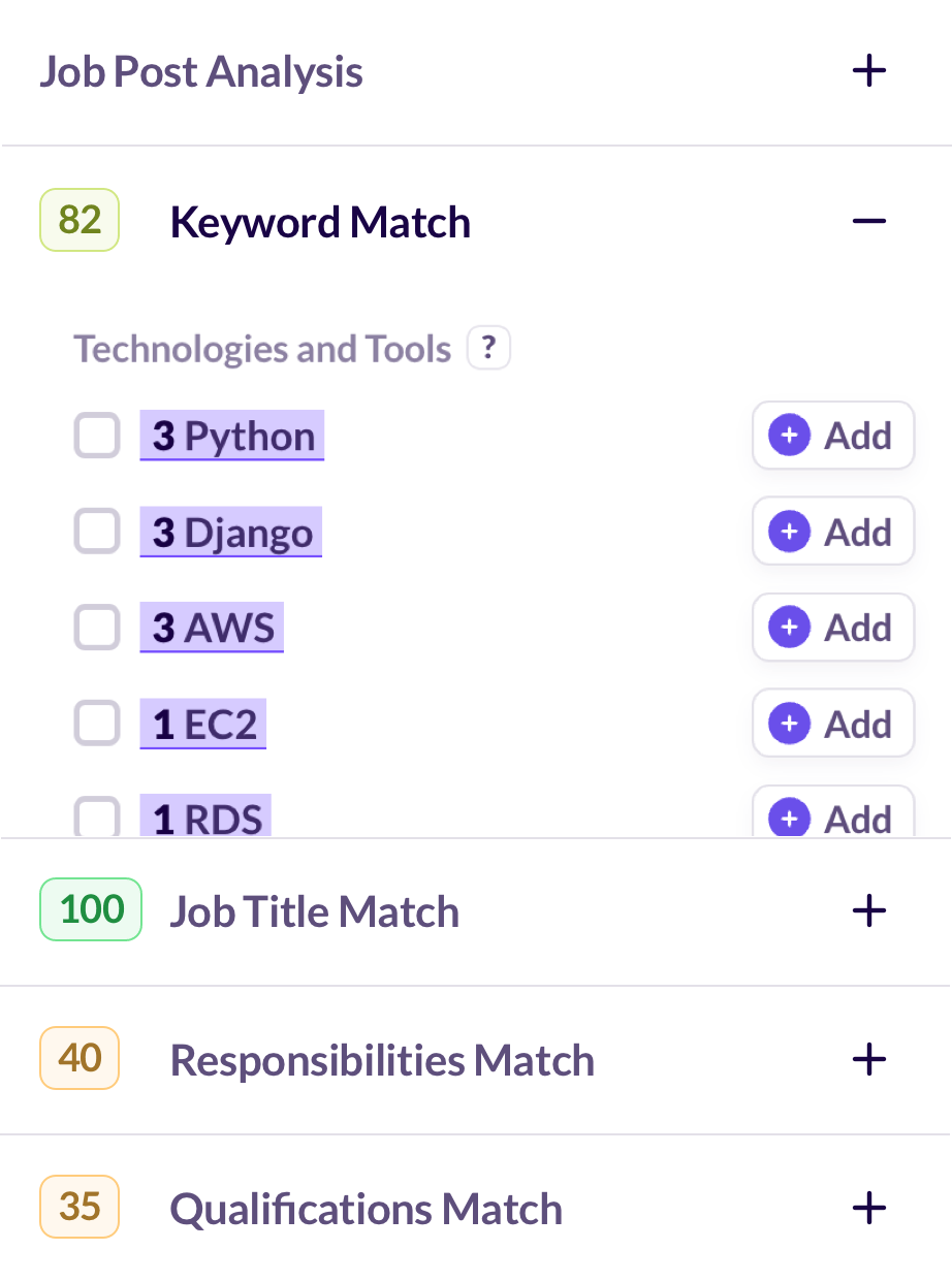 AI Resume checker