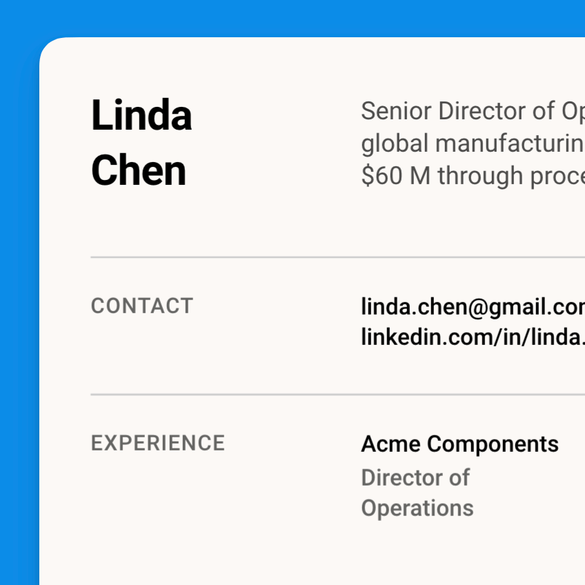 Senior-Level Job Seekers